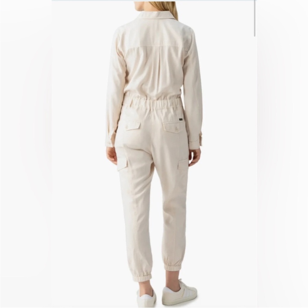 Sanctuary Rebel Jumpsuit NWT $198 CREAM lyocell Anthropologie cream M & L